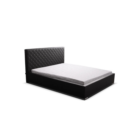 Čalouněná postel NEVADA černá rozměr 160x200