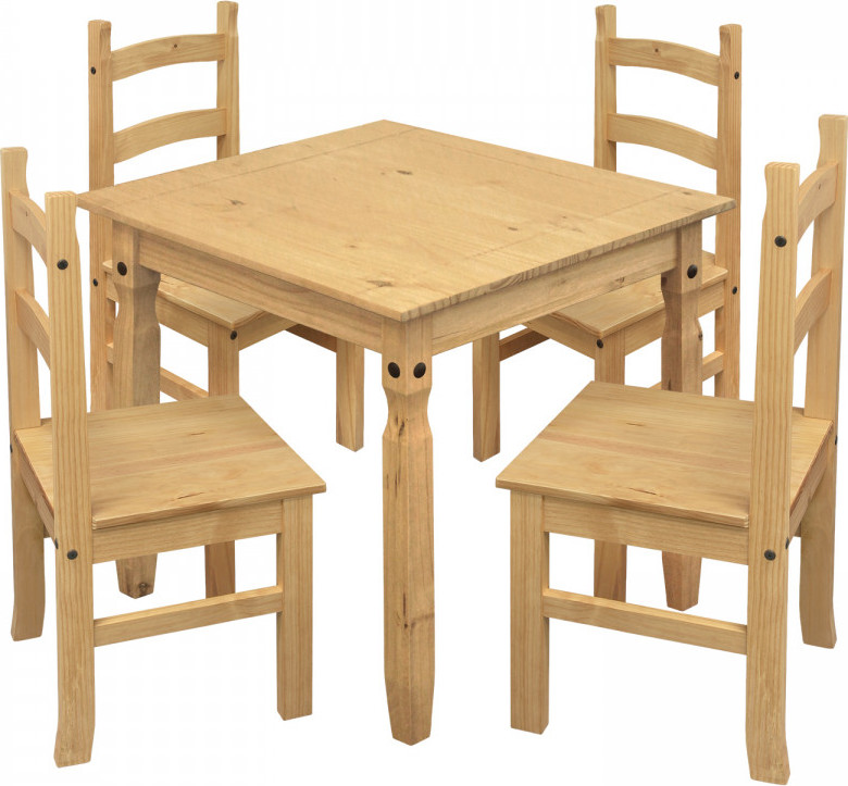 Idea Jídelní stůl 16117 + 4 židle 1627 - CORONA 2
