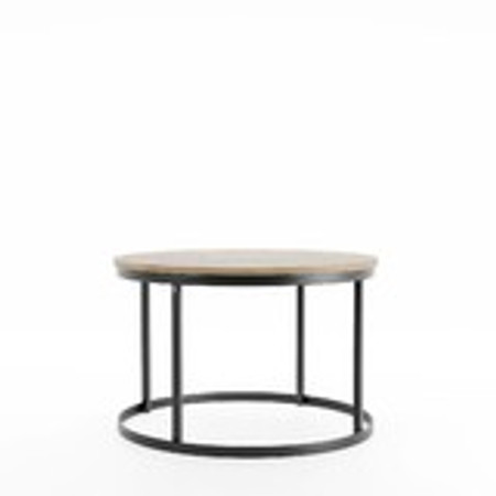 Konferenční stolek OLO - dub sonoma/černá