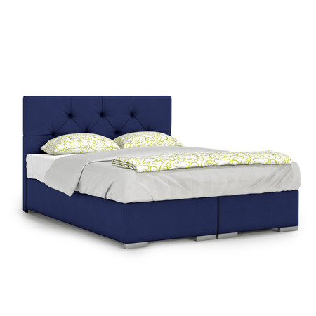 Čalouněná postel London 160x200 cm Modrá