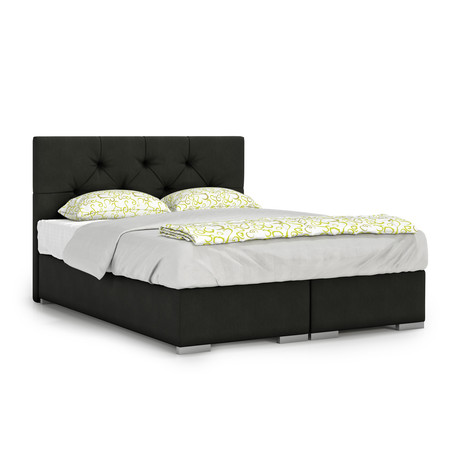 Čalouněná postel London 180x200 cm Černá