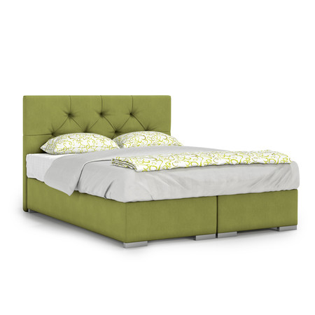 Čalouněná postel London 180x200 cm Zelená