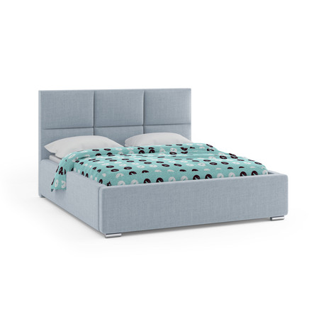 Čalouněná postel NOVATIC 180x200 cm Světle modrá
