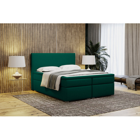 Čalouněná postel bez úložného prostoru VIERA 120x200 cm Zelená