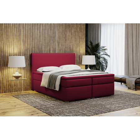 Čalouněná postel bez úložného prostoru VIERA 160x200 Červená