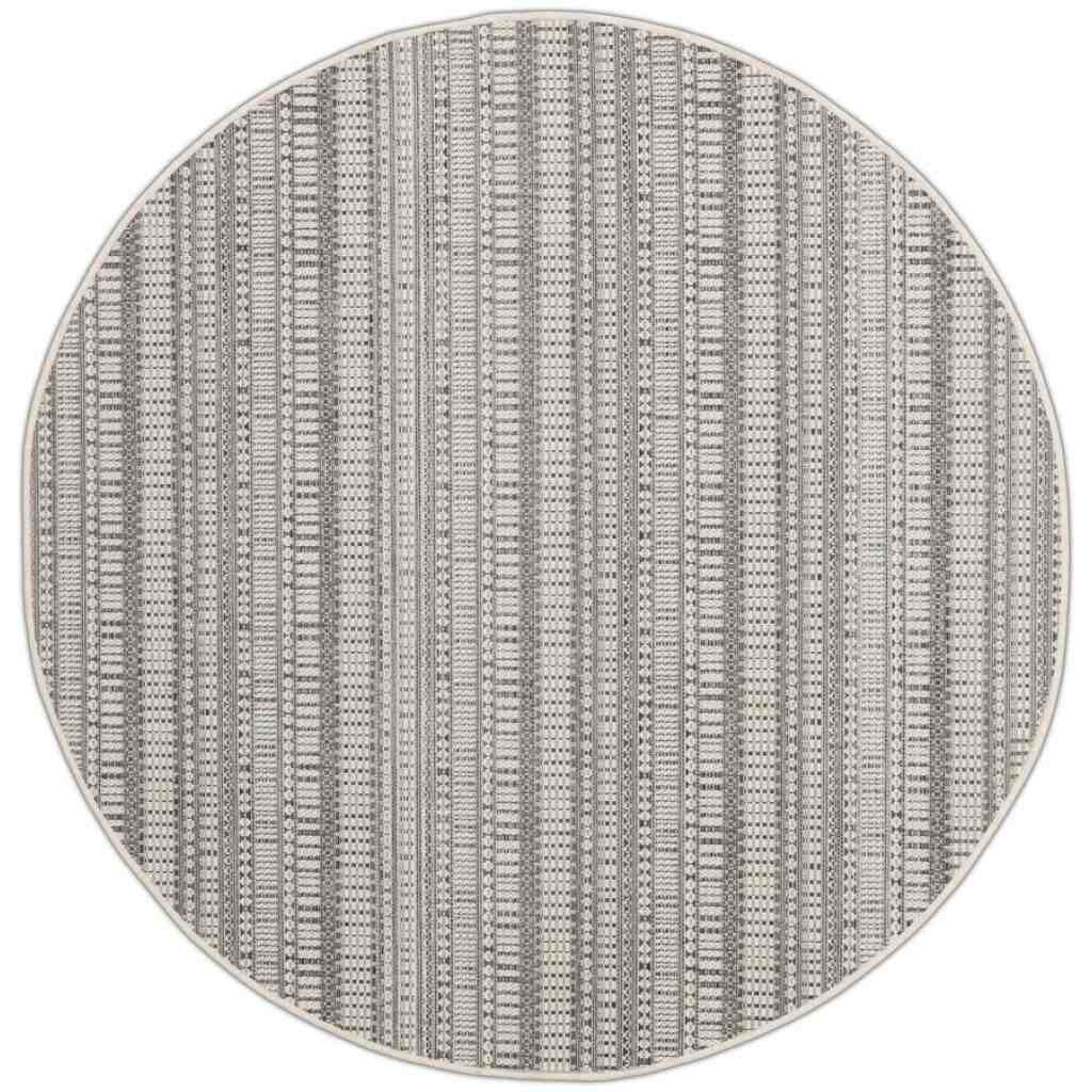 ZULU Silver Round venkovní / vnitřní koberec - 160 x 160 cm