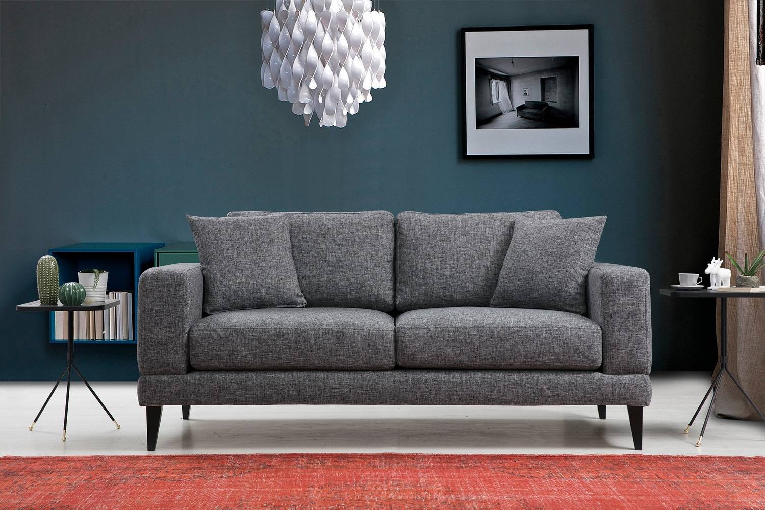 Sofahouse Designová sedačka Santino 180 cm tmavě šedá
