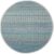 ZIGGY Blue/Beige Round venkovní / vnitřní koberec – 160 x 160 cm