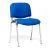 Konferenční židle ISO CHROM C14 – modro/čerbý