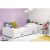 Dětská postel LILI bílá 200×90 cm Růžová