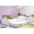 Výsuvná dětská postel LILI bílá 200×90 cm Bílá