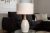 LuxD 18131 Stolní lampa Aaria 60 cm bílá