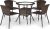 Halmar MIDAS table color: dark brown