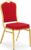 Halmar Jednací židle K66 Červená/zlatá
