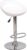 Tempo Kondela Barová židle DONGO NOVA – bílá / chrom + kupón KONDELA10 na okamžitou slevu 3% (kupón uplatníte v košíku)