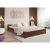Vyvýšená masivní postel Euro 160×200 cm včetně roštu Dub