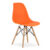 Židle OSAKA – buk/oranžová