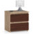 Noční stolek K60 – dub sonoma/wenge