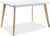 Casarredo Jídelní stůl DECLAN I 120×80 bílá/buk