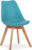Casarredo Jídelní židle KRIS modrá/buk