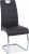 Tempo Kondela Židle Abira New – černá / světlé šití + kupón KONDELA10 na okamžitou slevu 3% (kupón uplatníte v košíku)