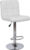 Tempo Kondela Barová židle KANDY New – ekokůže bílá / chrom + kupón KONDELA10 na okamžitou slevu 3% (kupón uplatníte v košíku)