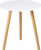 Tempo Kondela Příruční stolek PAMINO – bílá / přírodní + kupón KONDELA10 na okamžitou slevu 3% (kupón uplatníte v košíku)
