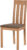 Autronic Jídelní židle BC-2602 WT – Bílá, potah hnědý
