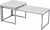 Tempo Kondela Set dvou konferenčních stolků ENISA TYP 2 – bílá + kupón KONDELA10 na okamžitou slevu 3% (kupón uplatníte v košíku)