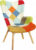 Tempo Kondela Designové křeslo KAPRUN – barevný patchwork + kupón KONDELA10 na okamžitou slevu 3% (kupón uplatníte v košíku)
