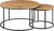 Tempo Kondela Set dvou konferenčních stolků IKLIN – dub/černý + kupón KONDELA10 na okamžitou slevu 3% (kupón uplatníte v košíku)