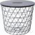 Tempo Kondela Příruční stolek BATIS TYP 1 – grafit / černá + kupón KONDELA10 na okamžitou slevu 3% (kupón uplatníte v košíku)