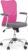 Halmar Dětská židle Andy – šedá/růžová