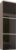 Tempo Kondela Vysoká skříňka MASON – bílá / černý lesk + kupón KONDELA10 na okamžitou slevu 3% (kupón uplatníte v košíku)