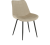 Tempo Kondela Židle SARIN – béžová/černá + kupón KONDELA10 na okamžitou slevu 3% (kupón uplatníte v košíku)
