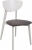 BRW FARIO jídelní židle, bílá teplá/šedá