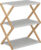 Tempo Kondela 3-poličkový regál PEORIA TYP 2 – přírodní /bílá + kupón KONDELA10 na okamžitou slevu 3% (kupón uplatníte v košíku)