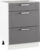 Tempo Kondela Spodní skříňka JULIA TYP 57 – tmavě šedá/bílá + kupón KONDELA10 na okamžitou slevu 3% (kupón uplatníte v košíku)