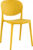 Tempo Kondela Stohovatelná židle FEDRA new – žlutá + kupón KONDELA10 na okamžitou slevu 3% (kupón uplatníte v košíku)