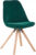 Tempo Kondela Židle SABRA – smaragdová/buk + kupón KONDELA10 na okamžitou slevu 3% (kupón uplatníte v košíku)