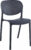 Tempo Kondela Stohovatelná židle FEDRA new – černá + kupón KONDELA10 na okamžitou slevu 3% (kupón uplatníte v košíku)
