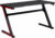 Tempo Kondela Herní stůl / počítačový stůl MACKENZIE 140cm – černá / červená + kupón KONDELA10 na okamžitou slevu 3% (kupón uplatníte v košíku)