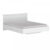 Tempo Kondela Manželská postel LINDY, 160×200 cm – bílý lesk + kupón KONDELA10 na okamžitou slevu 3% (kupón uplatníte v košíku)