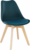 Tempo Kondela Židle BALI 2 NEW – petrolej / buk + kupón KONDELA10 na okamžitou slevu 3% (kupón uplatníte v košíku)