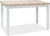 Casarredo Jídelní stůl ADAM 100×60 dub sonoma/bílá mat