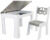 bHome Dětský stůl s úložným prostorem a židlí Auto – šedé DSBH0616