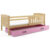 Dětská postel KUBUS s úložným prostorem 80×160 cm – borovice Ružové
