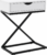 Tempo Kondela Příruční/noční stolek VIRED – bílá/černá + kupón KONDELA10 na okamžitou slevu 3% (kupón uplatníte v košíku)