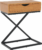 Tempo Kondela Příruční/noční stolek VIRED – dub/černá + kupón KONDELA10 na okamžitou slevu 3% (kupón uplatníte v košíku)