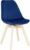 Tempo Kondela Židle LORITA, modrá / buk + kupón KONDELA10 na okamžitou slevu 3% (kupón uplatníte v košíku)